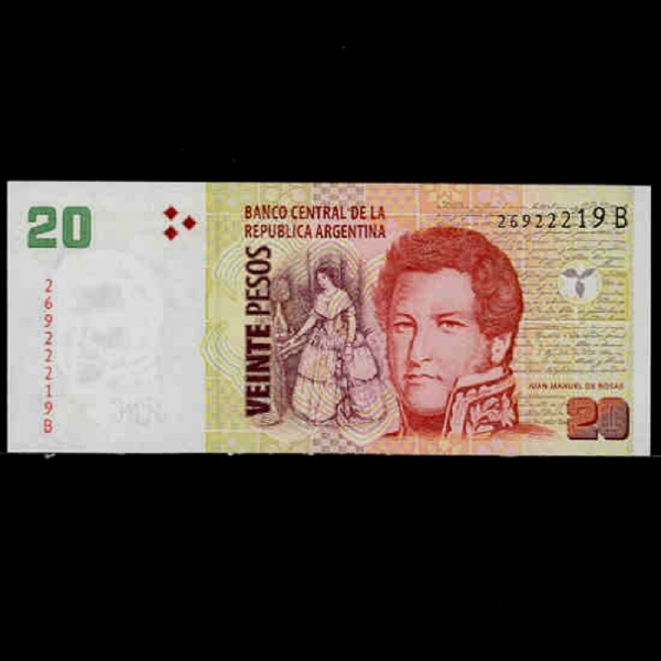 ARGENTINA-ƸƼ-J.MANUEL ROSAS-20 PESOS-2003