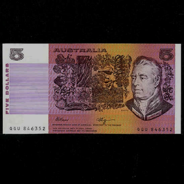 AUSTRALIA-Ʈϸ-SIR JOSEPH BANKS( ũ-ڹ.Ĺ)-QGU846352-5 DOLLARS-1990
