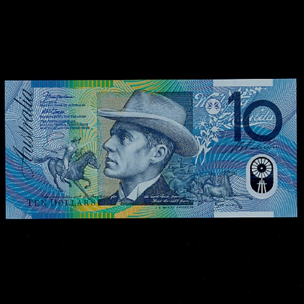 AUSTRALIA-Ʈϸ-A.B.BANJO PATERSON( ͽ-),DAME MARY GILMORE(޸ -)-POLYMER PLASTIC-10 DOLLAR-2002