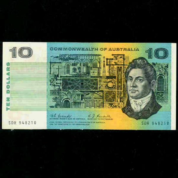 AUSTRALIA-Ʈϸ-FRANCIS GREENWAY(ý Ͽ ׸ -డ),HENRY LAWSON( ν-۰)-NO.SDR948210-10 DOLLARS-1967