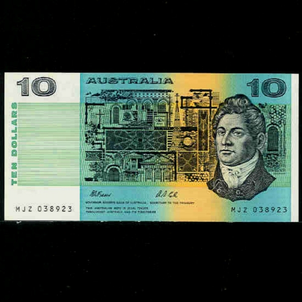 AUSTRALIA-Ʈϸ-P45g-FRANCIS GREENWAY(ý Ͽ ׸ -డ),HENRY LAWSON( ν-۰)-10 DOLLARS-1991