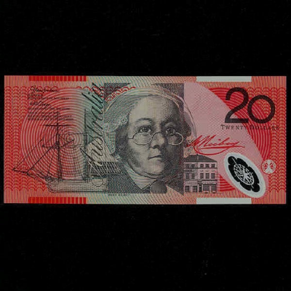 AUSTRALIA-Ʈϸ-MARY REIBY(޸ ̺-),REV.JOHN FLYNN( ø -)-POLYMER PLASTIC PAPER-20 DOLLARS-2002