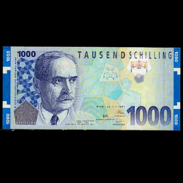 AUSTRIA-Ʈ-KARL LANDSTEINER(ī ƮŸ̳-)-1.000 SCHILLING-1997