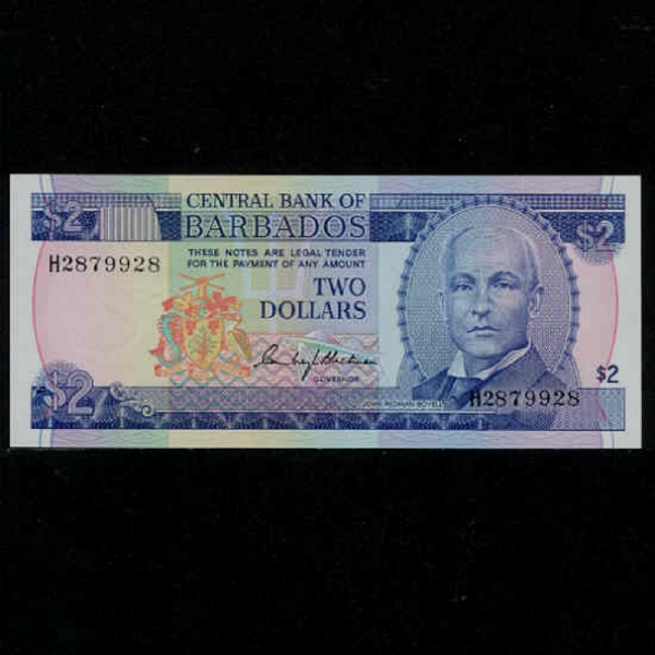 BARBADOS-ٺ̵-J.R.BOVELL(  -)-2 DOLLARS-1980