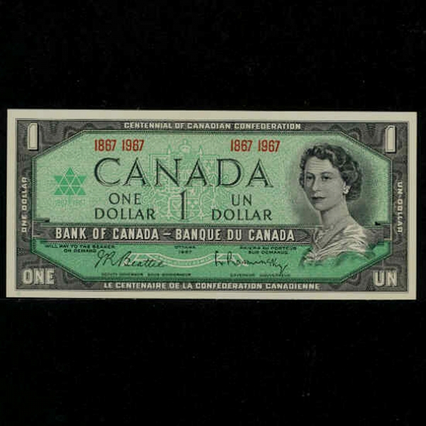 CANADA-ĳ-QUEEN ELIZABETH 2-1 DOLLAR-1967