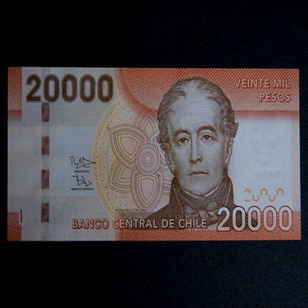 CHILE-ĥ-ANDRES BELLO(ȵ巹 -ܱ)-20.000 PESOS-2012