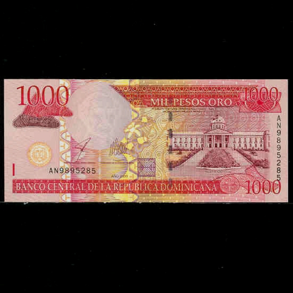 DOMINICA REPUBLIC-̴īȭ-P173b-PALACIO NACIONAL-1.000 PESOS ORE-2003