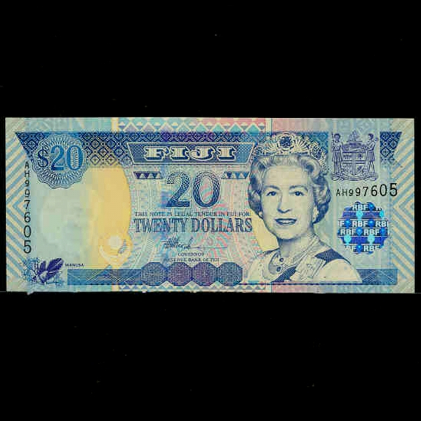 FIJI--P107-QUEEN ELIZABETH 2-20 DOLLARS-2002