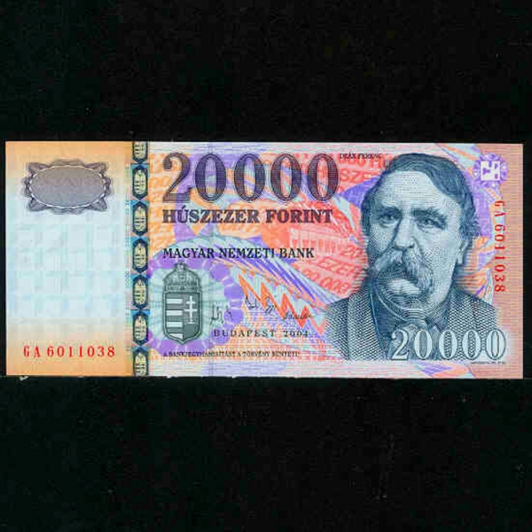 HUNGARY-밡-P193a-DEAK FERENCE-20.000FORINT-2004