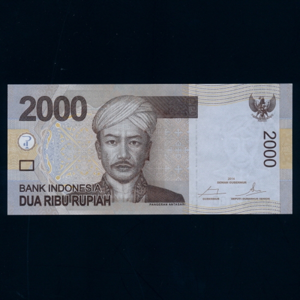 INDONESIA-ε׽þ-P148f-PRINCE ANTASARI(Ÿ 縮 )-2.000 RUPIAH-2014