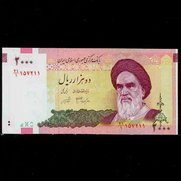 IRAN-̶-P144a-KHOMEINI(ȣ̴)-2.000 RIALS-2005