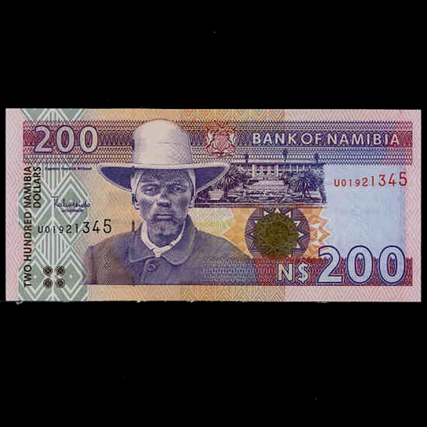 NAMIBIA-̺-P10b-CAPTAIN HENDRIC WITTBOOI(帯 )-200 NAMIBIA DOLLARS-1996
