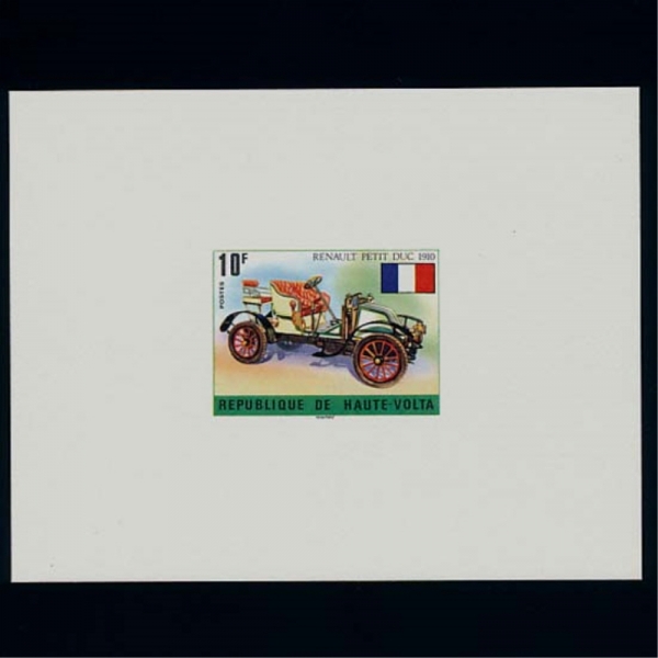 BURKINA FASO(θŰļ)-DELUXE SHEET-#362-10f-FRENCH FLAG,RENAULT PETIT DUC,1910(1910  Ÿ AX)-1975.4.6