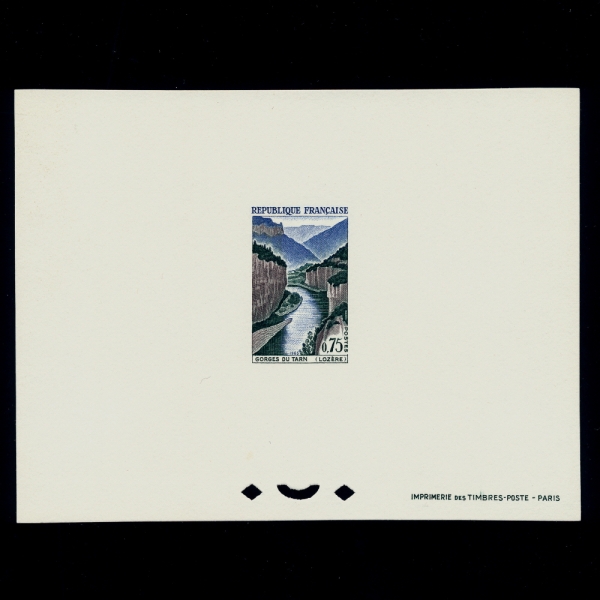 FRANCE()-DELUXE SHEET-#1128-75c-TARN GOEGE.LOZERE MOUNTAINS(  ź, )-1965.7.10