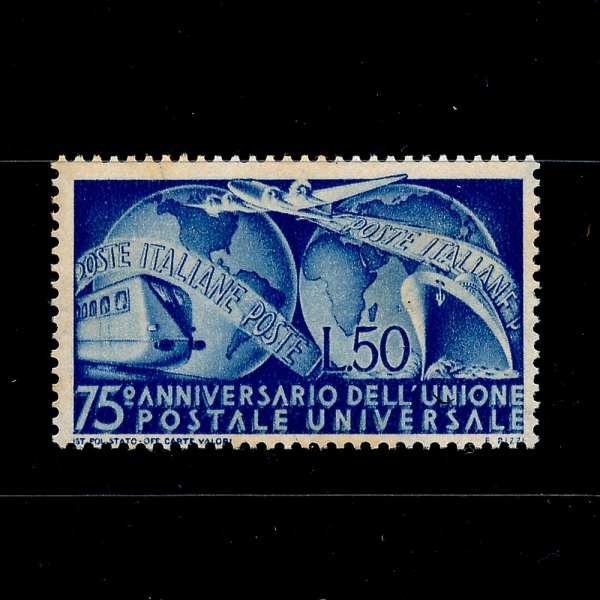 ITALIA(Ż)-#514-50 l-UPU,TRANSPORTATION,GLOBE(Ϲ  ,,)-1949.5.2