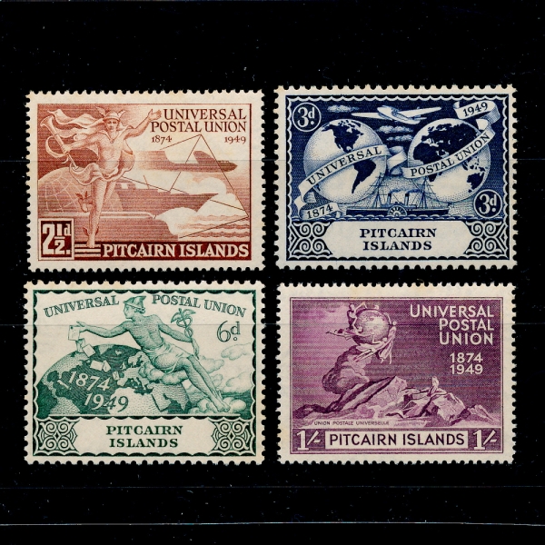 PITCAIRN ISLANDS(ɾ )-#13~6(4)-UPU(Ϲ  )-1949.10.10