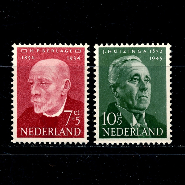 NETHERLANDS(״)-#B266~7(2)-H.P.BERLAGE,JOHAN HULZINGA(帯 Ʈ罺 , ¡)-1954.5.1