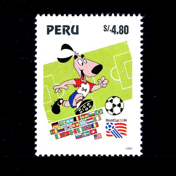PERU()-#1089-4.80s-1994 WORLD CUP SOCCER CHAMPIONSHIPS,U.S.()-1995.3.20