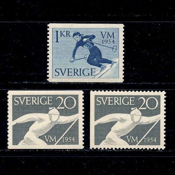 SWEDEN()-#462~4(3)-WORLD SKI CHAMPIONSHIP MATCHES( Ű èǾ)-1954.2.13