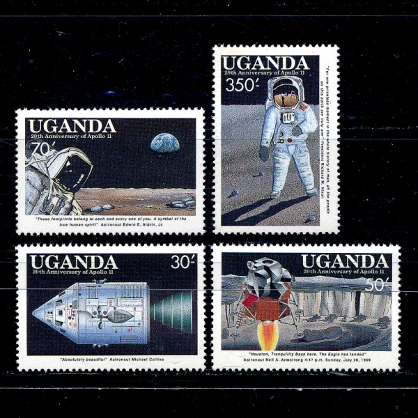 UGANDA(찣)-#A92(4)-APOLLO 11 MISSION( 11)-1989.10.20
