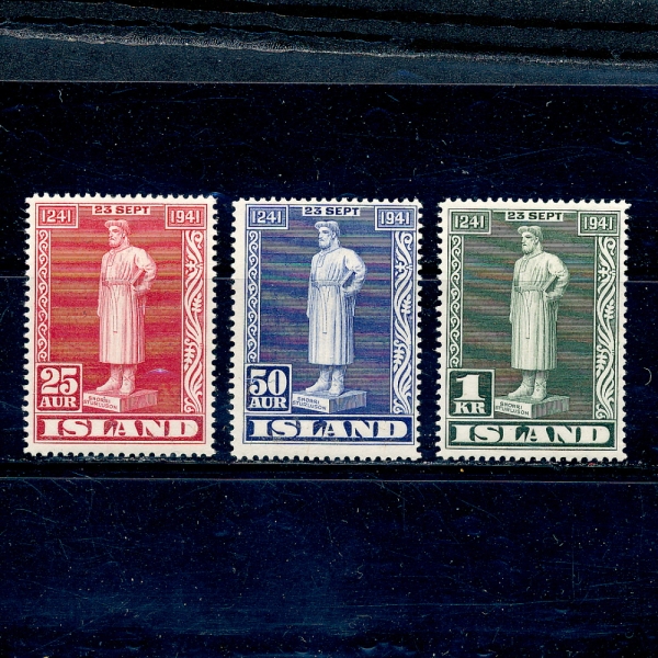 ICELAND(̽)-#237~9(3)-STATUE OF THORFINN KARLSEFNI(丣 Į)-1941.11.17