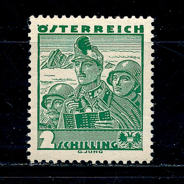 AUSTRIA(Ʈ)-#373-2s-MILLITARY()-1935