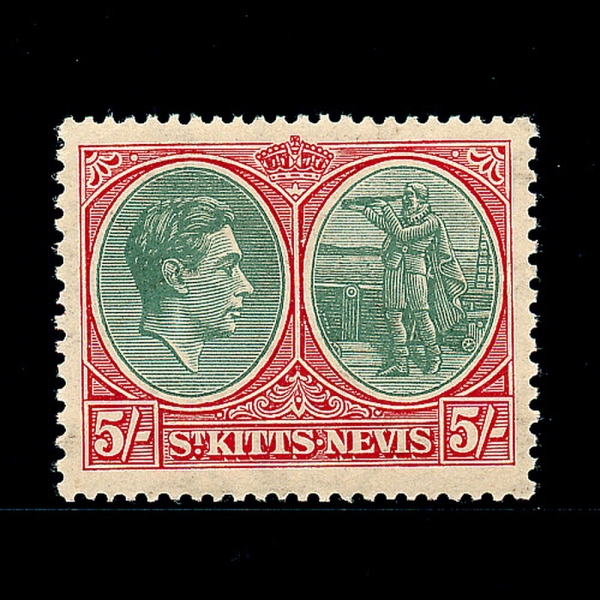 ST.KITTS-NEVIS(Ʈ Ű ׺)-#88-5sh-COLUMBUS LOOKING FOR LAND(ũ ݷ)-1942