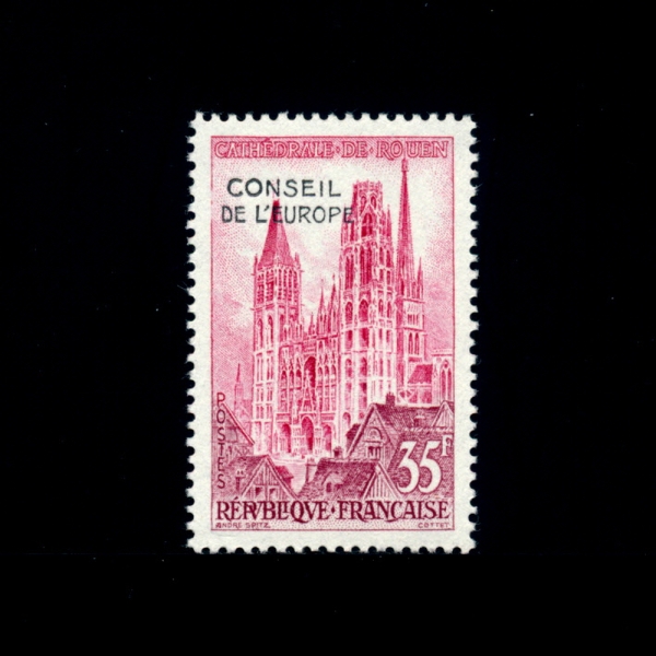 FRANCE()-#854-35f-ROUEN CATHEDRAL( 뼺)-1957.10.19
