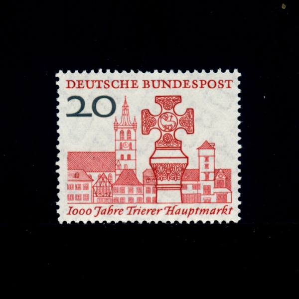 GERMANY()-#786-20pf-MARKET CROSS, TRIER( ڰ)-1958.6.3