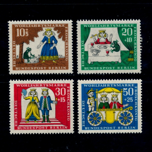 GERMAN OCCUPATION STAMPS()-#9NB41~4(4)-THE PRINCESS AND THE FROG(ֿ )-1966.10.5