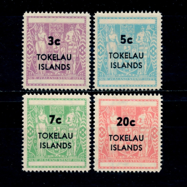 TOKELAU(̶)-#12~5(4)-NEW ZEALAND ARMS( )-1967.7.10