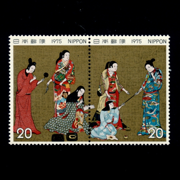 JAPAN(Ϻ)-#1211~2(2)-MATSUURA SCREEN, 16TH CENTURY( ũ ̹, 16 )-1975.4.21