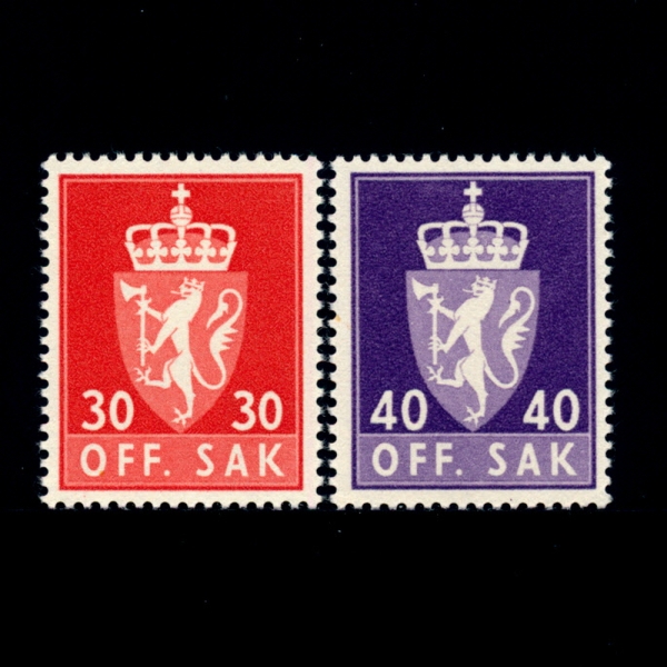 NORWAY(븣)-#O83~4(2)-NORWAY COAT OF ARMS(븣  )-1964~68