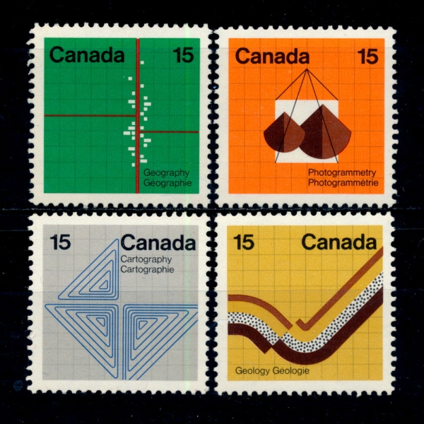 CANADA(ĳ)-#582~5(4)-EARTH SCIENCES( )-1972.8.2