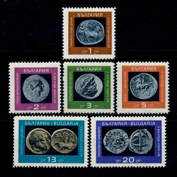 BULGARIA(Ұ)-#1571~6(6)-COINS()-1967.3.30