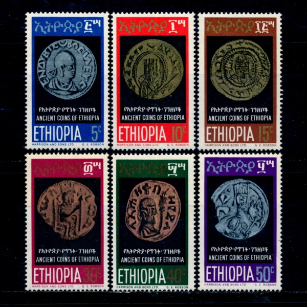 ETHIOPIA(ƼǾ)-#530~5(6)-ANCIENT ETHIOPIAN COINS( ƼǾ )-1969.6.19