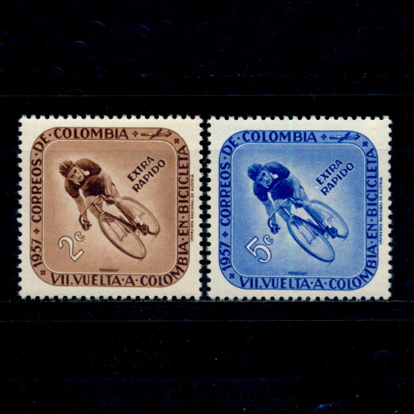 COLOMBIA(ݷҺ)-#C297~8(2)-CYCLIST(Ŭ )-1957.7.6