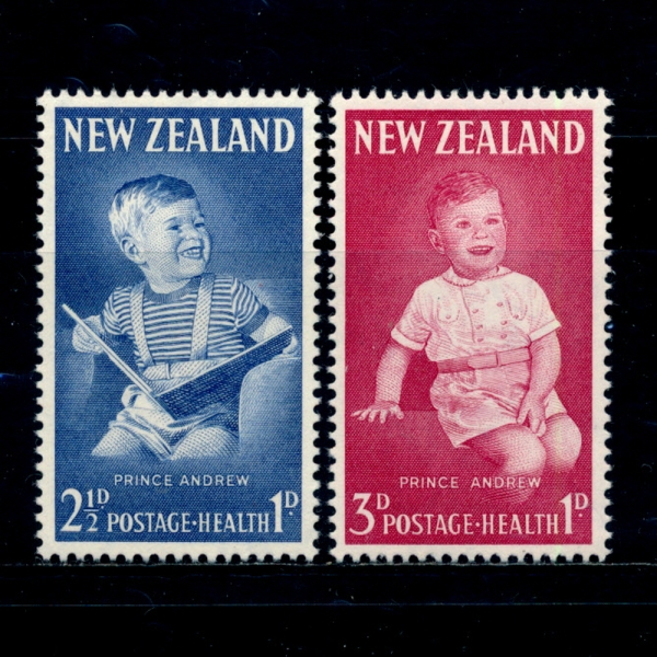 NEW ZEALAND()-#B65~6(2)-PRINCE ANDREW(ũ  ص )-1963.8.7