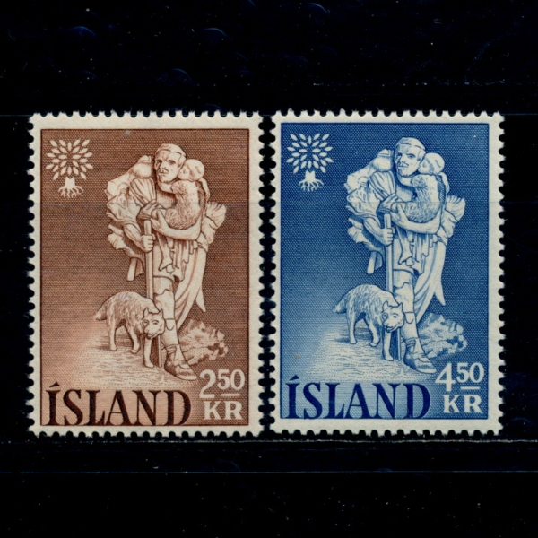 ICELAND(̽)-#325~6(2)-WORLD REFUGEE YEAR(  )-1960.4.7