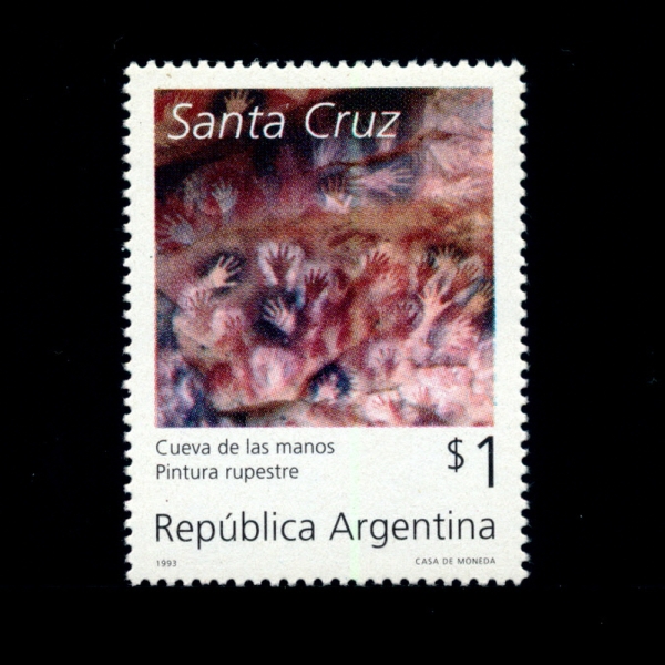 ARGENTINA(ƸƼ)-#1808-1p-CAVE OF THE HANDS, SANTA CRUZ( )-1993.12.18