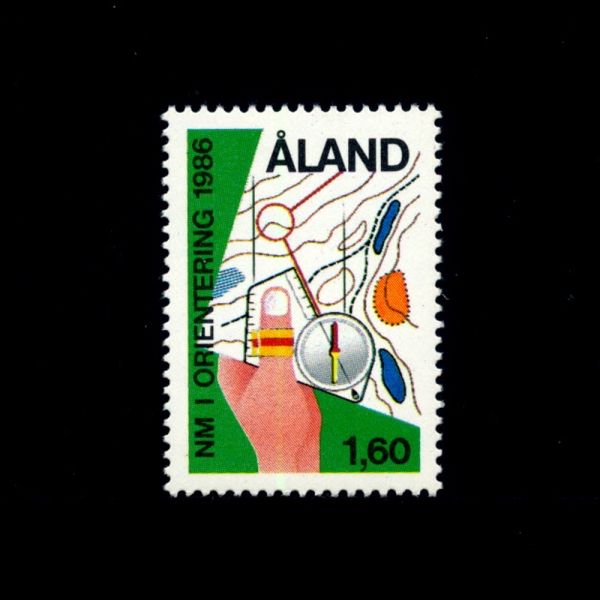 ALAND ISLANDS(ö )-#24-1.60m-1986 NORDIC ORIENTEERING CHAMPIONSHIPS, AUG. 30-31(븣 ǳ   ȸ)-1986.1.2