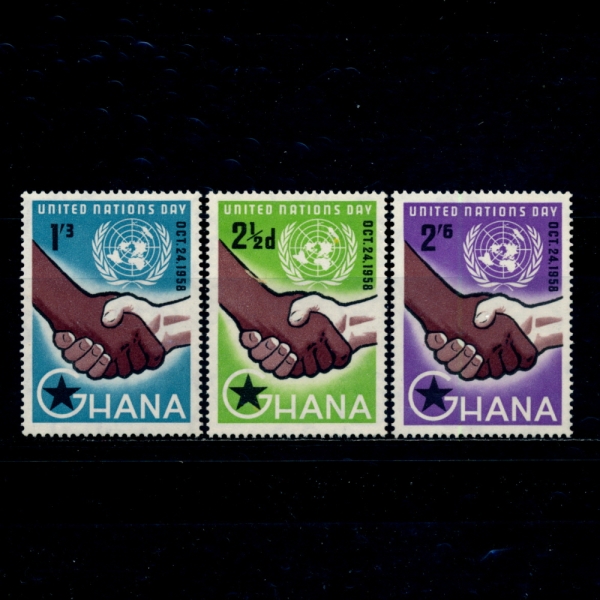 GHANA()-#36~8(2)-UNITED NATIONS DAY( )-1958.10.24