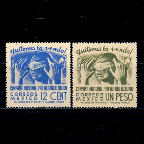 MEXICO(߽)-#808~9(2)-REMOVING BLINDFOLD( )-1945.11.2
