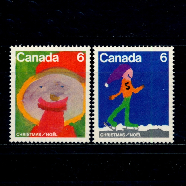 CANADA(ĳ)-#674~5(2)-CHRISTMAS(ũ)-1975.10.22