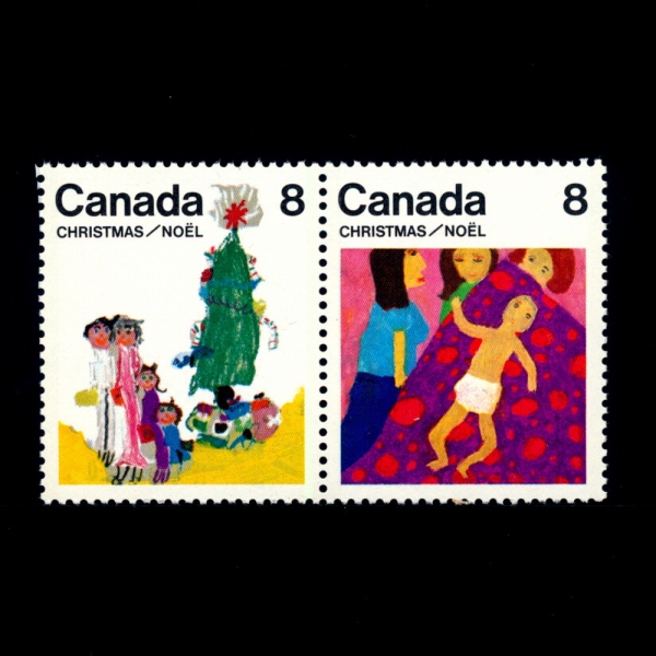 CANADA(ĳ)-#676~7(2)-CHRISTMAS(ũ)-1975.10.22