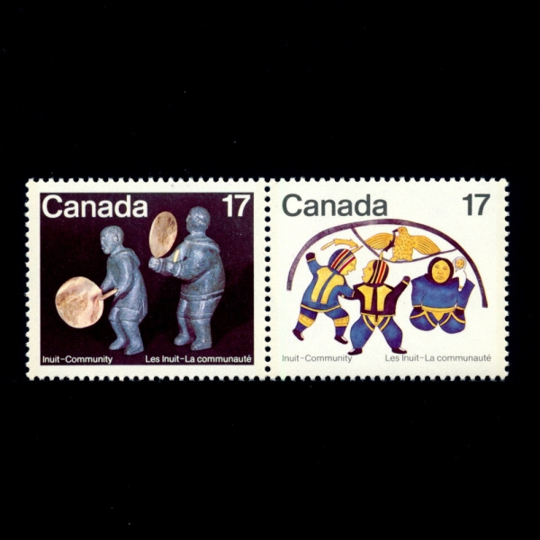 CANADA(ĳ)-#838~9(2)-WORKS BY ESKIMO ARTISTS(Ű )-1979.9.13