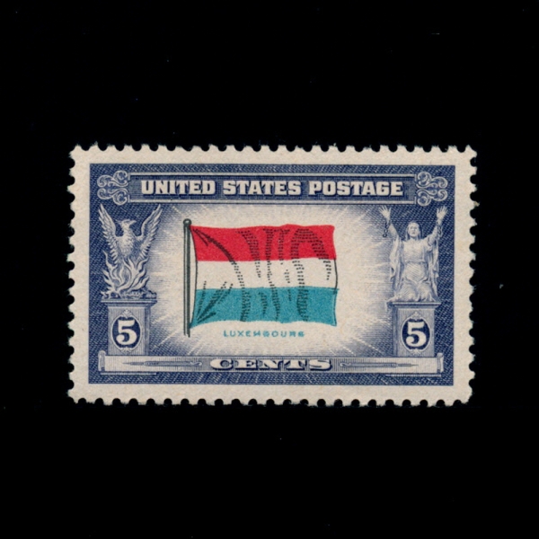 UNITED STATES(̱)-#912-5C-FLAG OF LUXEMBOURG(θũ )-1943