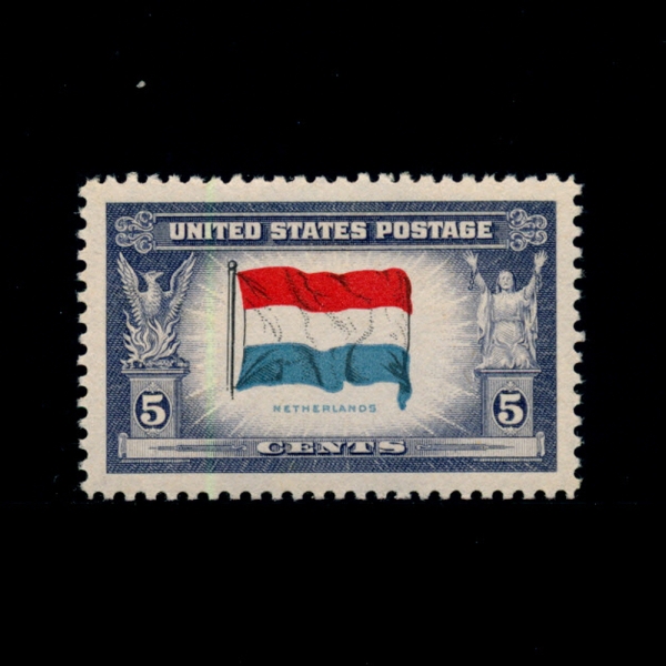 UNITED STATES(̱)-#913-5C-FLAG OF NETHERLANDS(״ )-1943