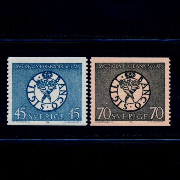 SWEDEN()-#778~9(2)-NATIONAL BANK SEAL(  ΰ)-1968.5.15