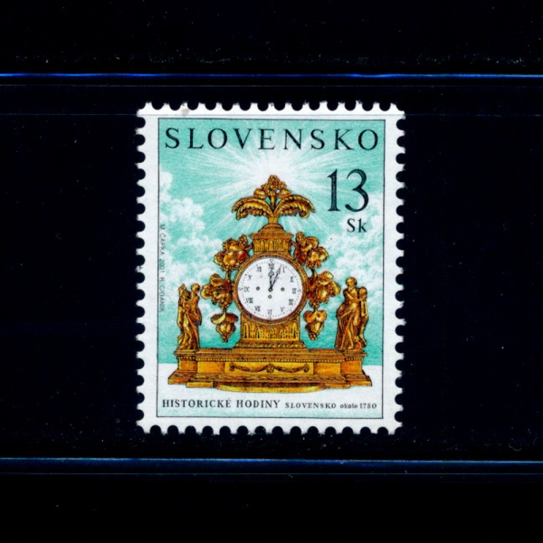SLOVAKIA(ιŰ)-#370-13k-MANTEL CLOCK, C. 1780( ð)-2001.1.1